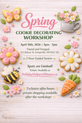 Cookie Decorating Workshop - April 18, 2026