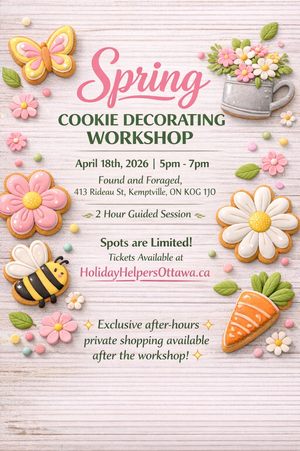 Cookie Decorating Workshop - April 18, 2026